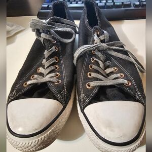 Converse All Stars Faded Black Mens 10 women's 12